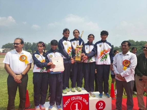 RKMV Girls Shine at Inter-College X-Country Championship