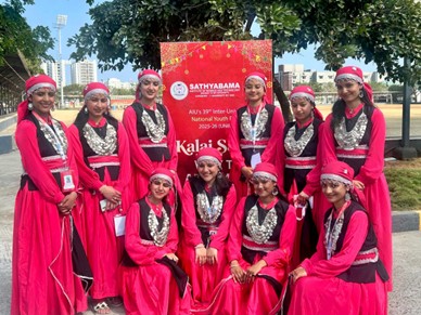A Proud National Achievement for RKMV FIFTH Position at the National Level at the Association of Indian Universities (AIU) National Youth Festival – UNIFEST 2025–26,