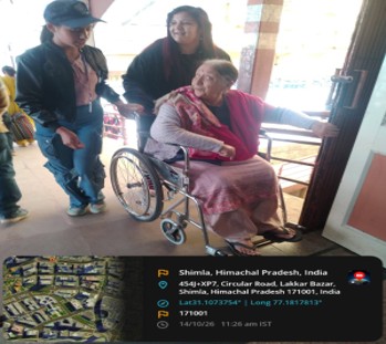राजकीय कन्या महाविद्यालय की NSS स्वयंसेवियों ने IGMC शिमला अस्पताल में अपनी सेवाएं दी 14 अक्टूबर 2026 