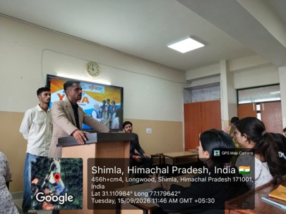 Yuva Connect – Nasha Mukt Yuva for Viksit Bharat Date : 15th September 2026