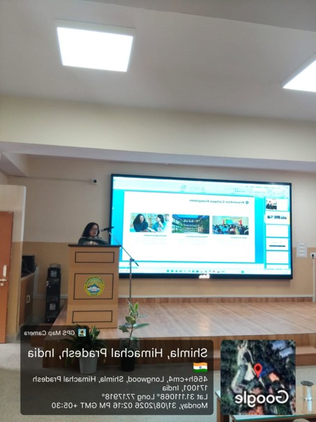 A lecture on “Promoting Legal Literacy, Juvenile Justice and Access to Justice for Young Persons” And Cyber security and safety 31 August 2026.